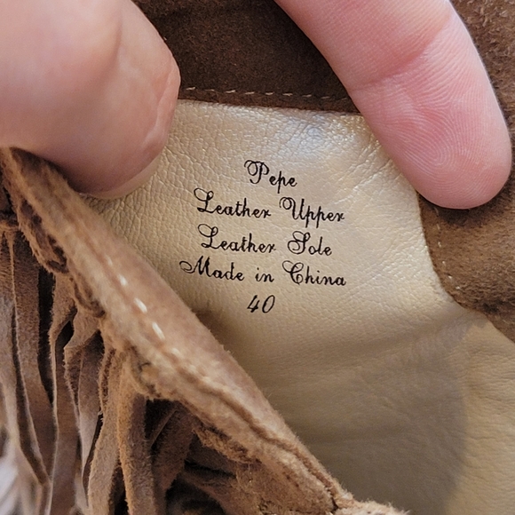 NWT Jean-Michel Cazabat Pepe Suede Fringed Boots - Picture 11 of 16